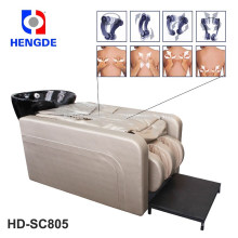 2016 Hengde HD-SC805 salão shampoo cama com massagem de corpo inteiro